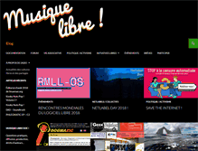 Tablet Screenshot of musique-libre.org